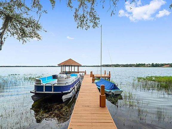 Boat dock on the Butler Chain of Lakes
