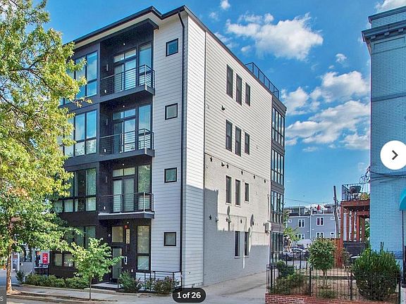 Penthouse Unit 9 is the top unit on the left side of the building. The Skyline Condominium was built in 2016.