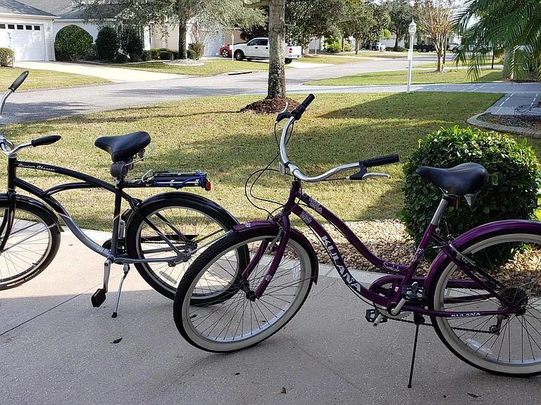 cruising bikes available for use