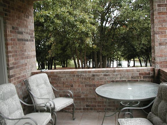 View of pond from back patio