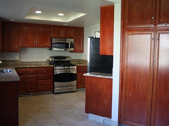 Kitchen with granite counters