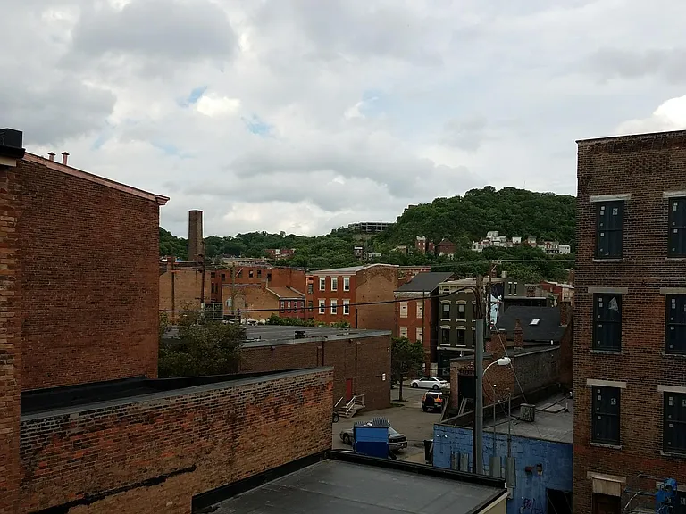 View from back stairs