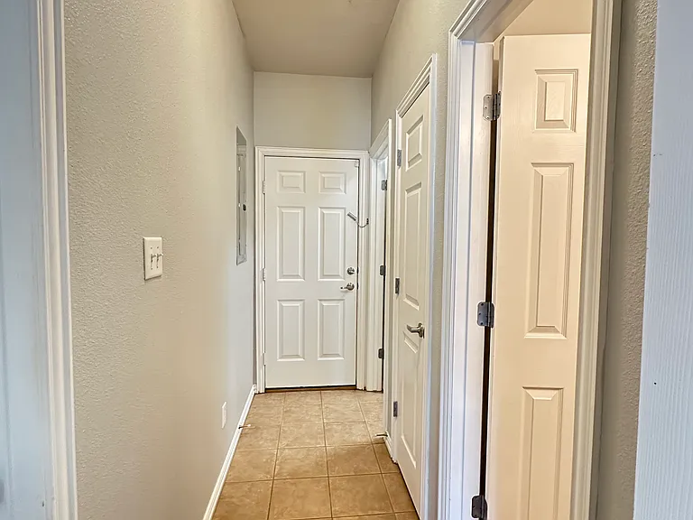1st floor hallway to backyard