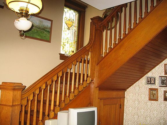 Oak staircase