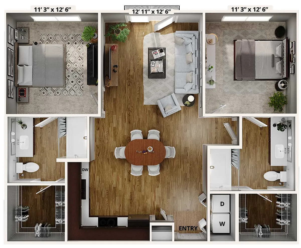 Floor plan B1