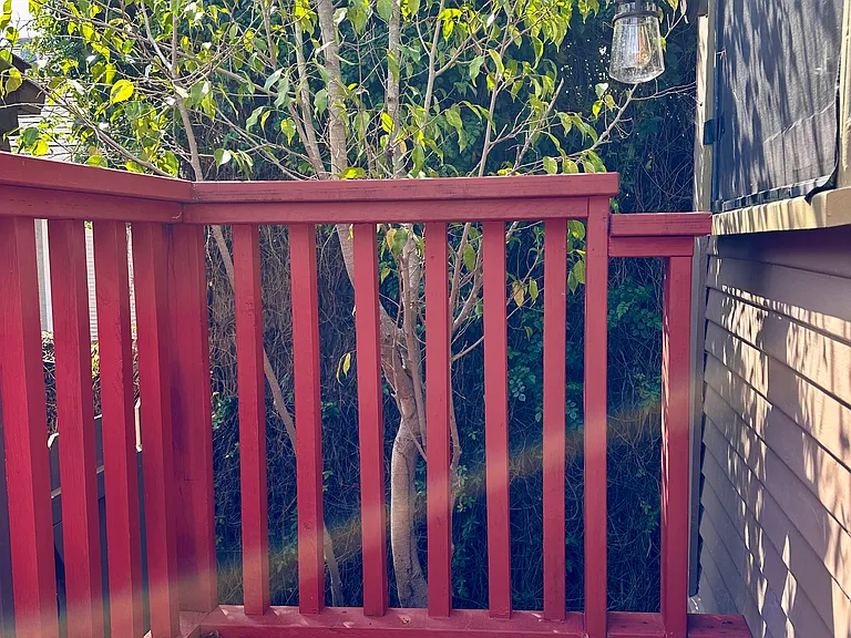 Deck off kitchen