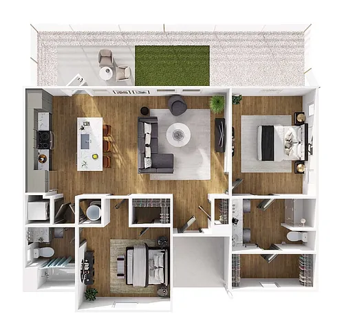 Floor plan The Oasis