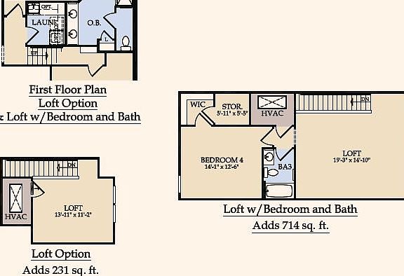 Second Floor Options