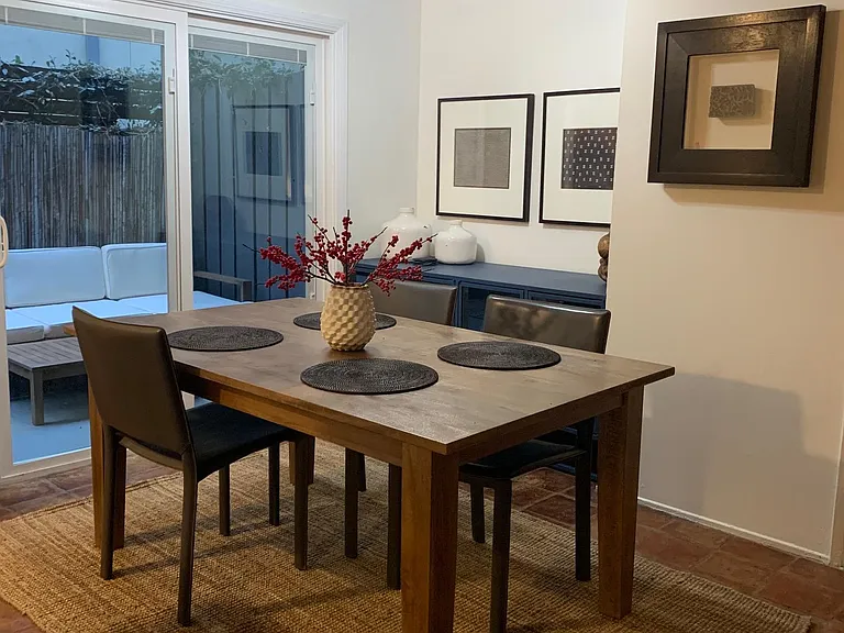 Dining room/patio occupied