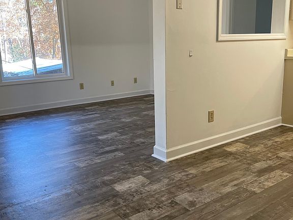 Entry into kitchen and living area