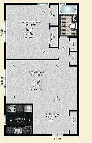 Floor plan Swan Lake (Upper)