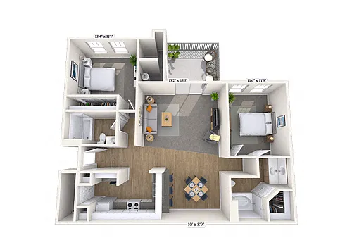 Floor plan Wranglers Roost