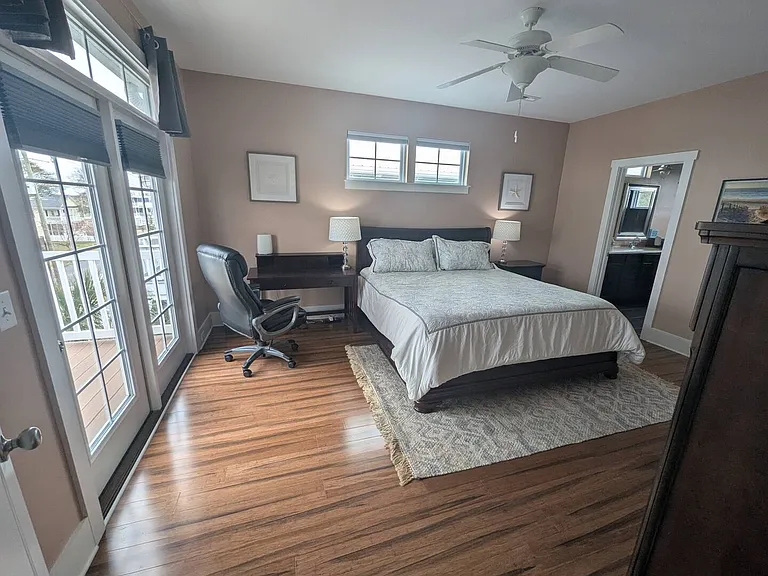 Master Bedroom Suite (with door leading out to upper deck and ocean view)