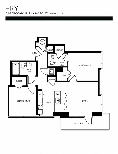 Floor plan Fry