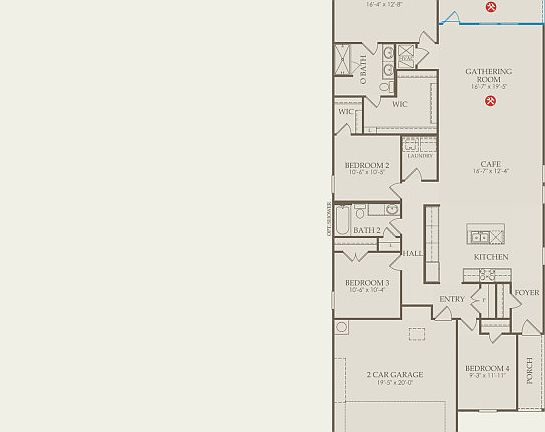 Chatfield Floor Plan, Quick Move-in Home, Floor 1