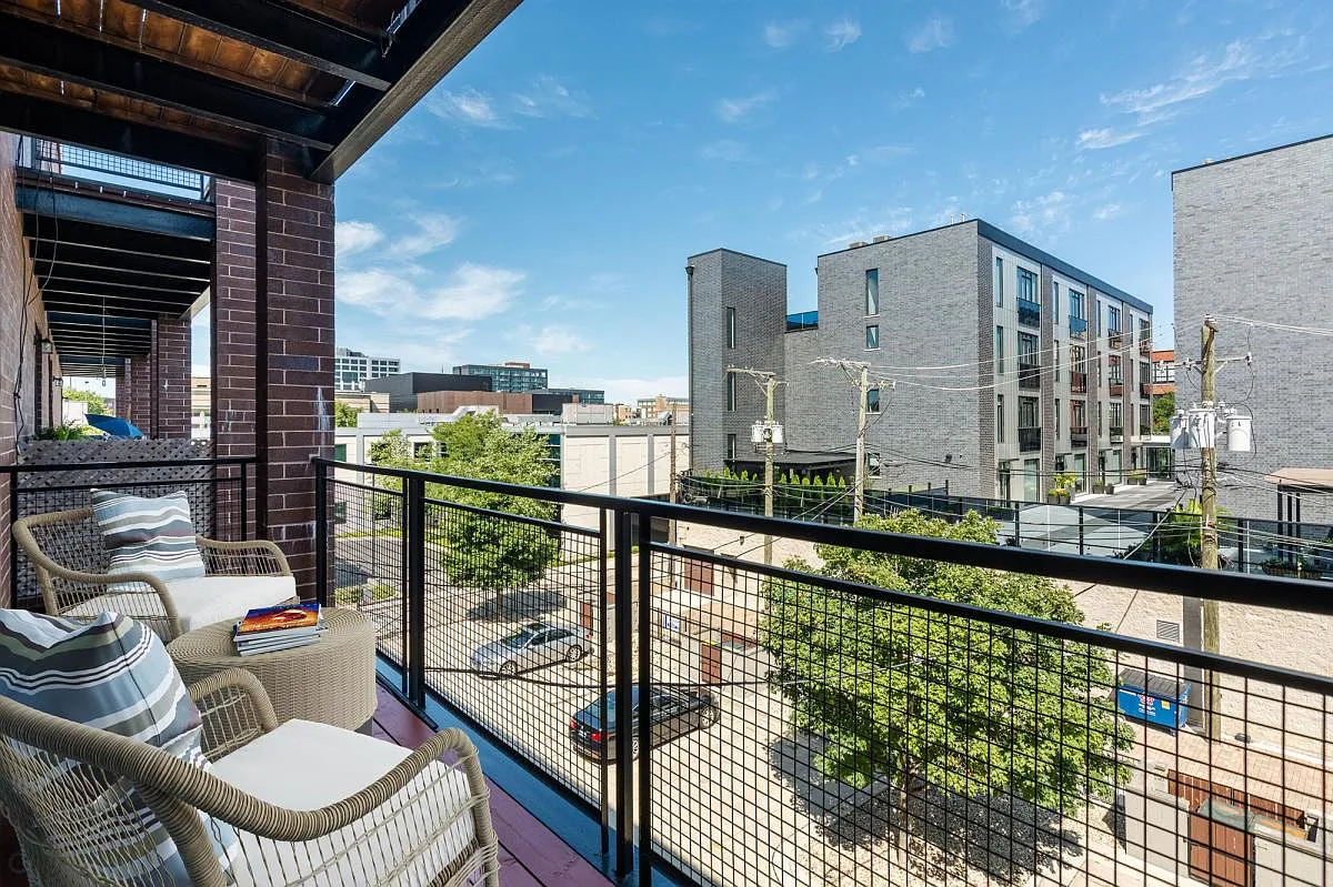 25 N Bishop - Back Balcony View - 25 N Bishop