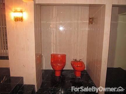 Master's bathroom.
						:
						Toilet and bidet.