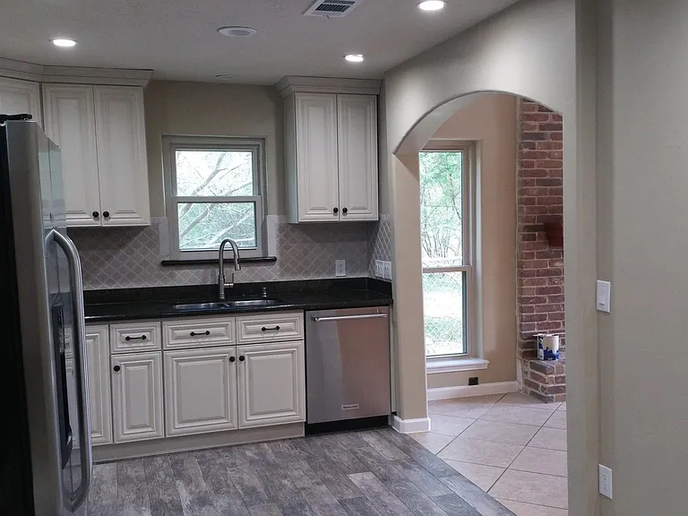 Newly remodeled kitchen