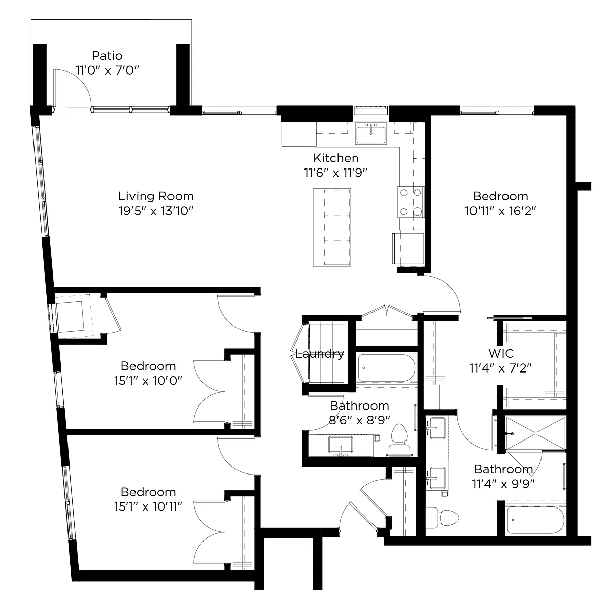 Floor plan D2-W