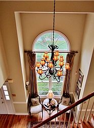 Two story foyer
