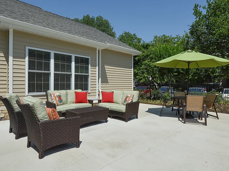 Relaxing Community Patio
