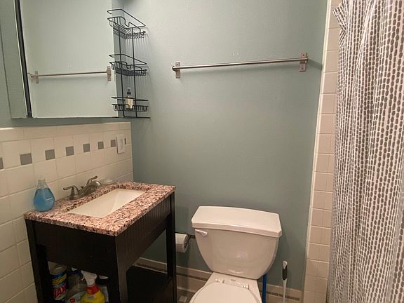 Bathroom with standing shower