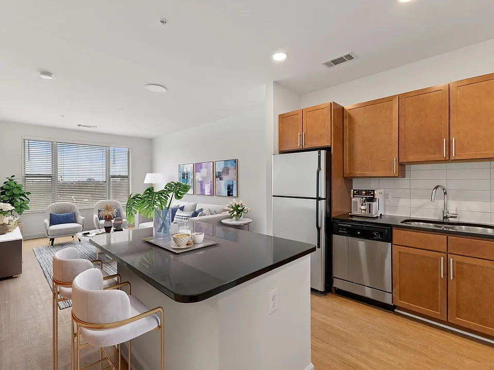 Kitchens are complete with granite countertops