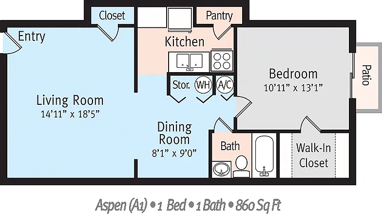 Floor plan THE ASPEN