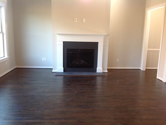 Fireplace in open family room