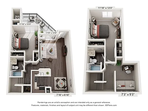 Floor plan 2X2 LFT