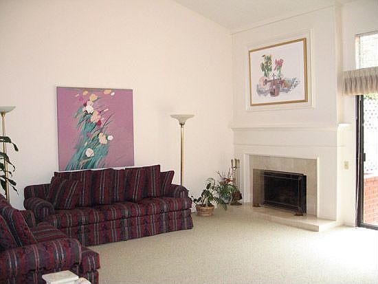 Formal Living Room with Fireplace