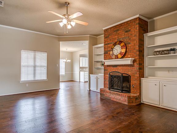 living area & fireplace