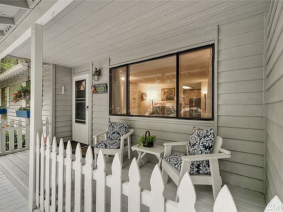 Inviting front porch