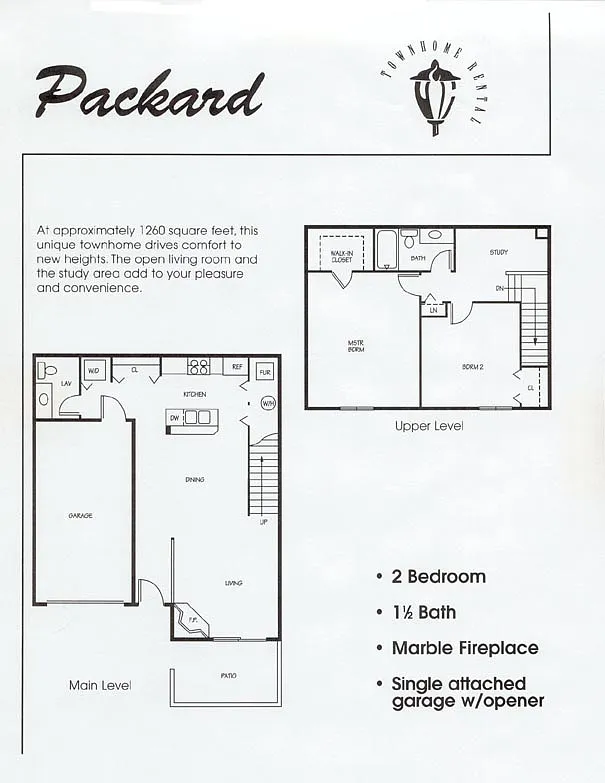 Floor plan Packard
