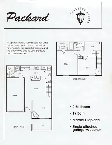 Floor plan Packard