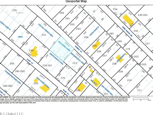 Sandy St, Waveland, MS 39576