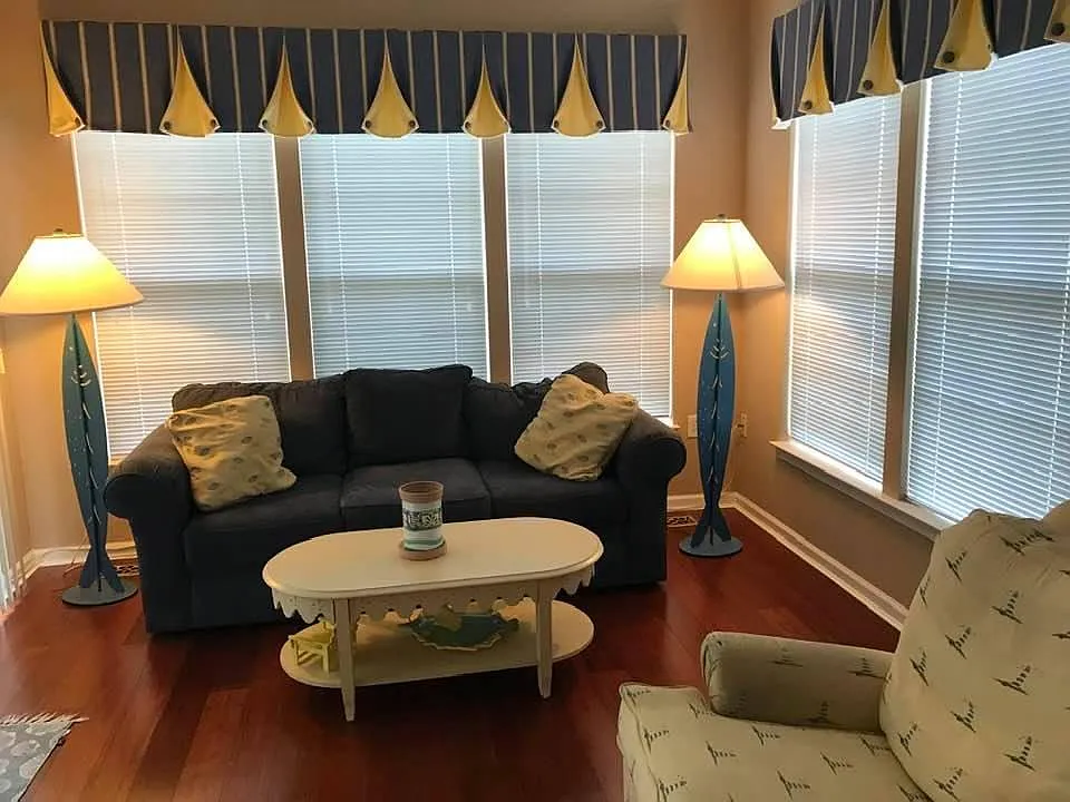 Rear den off of the kitchen.