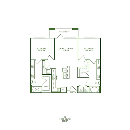 Floor plan B2