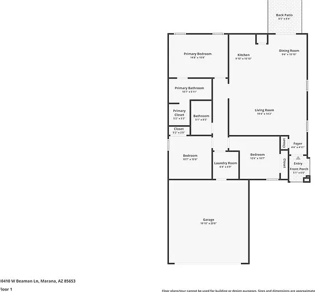 3 bed, 2.0 bath, 1230 sqft, $2,070 — Photo 2