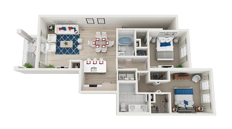Floor plan B7-1172sf