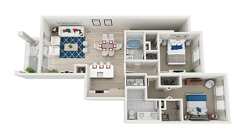 Floor plan B7-1172sf