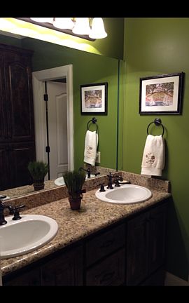 Hall Bath double vanity