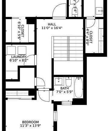 Example Floor Plan - Second Floor