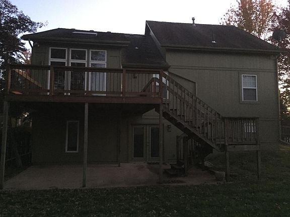 Rear deck and patio. North facing.