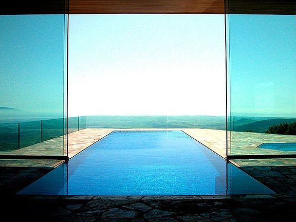 Sliding Glass from the Pool to Outside