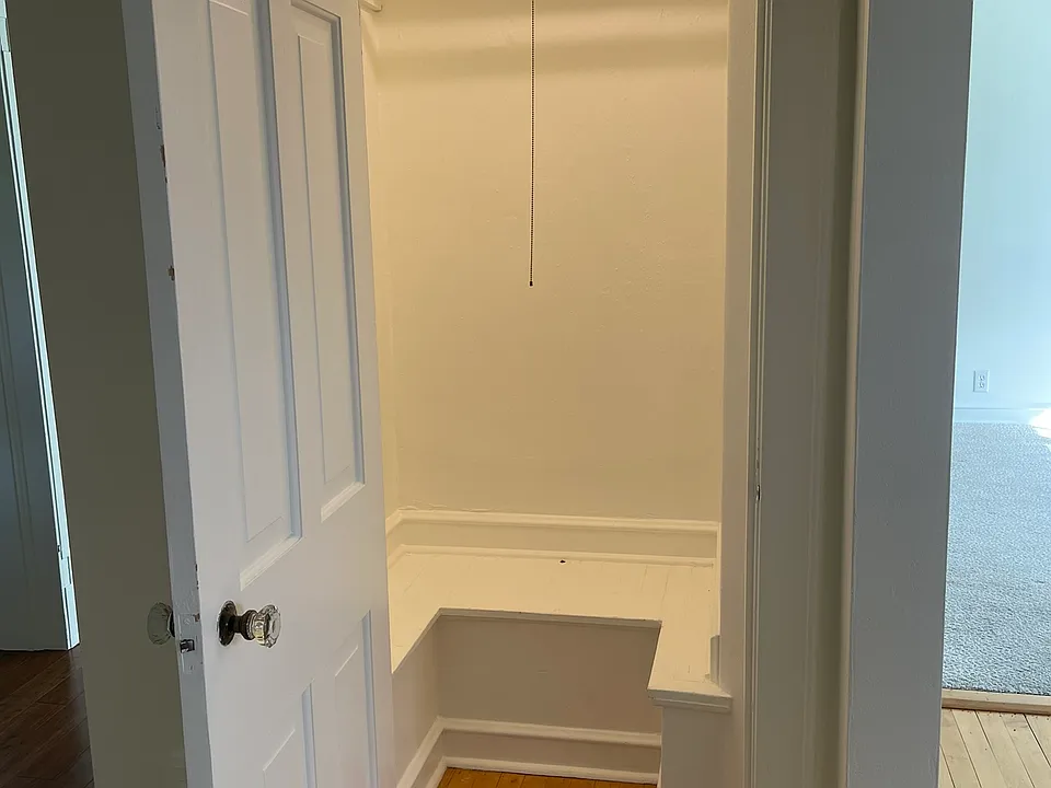 Spacious closet adjacent to the Entry Hallway.