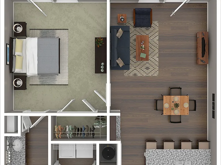 A2 3D Floor Plan A2 3D Floor Plan