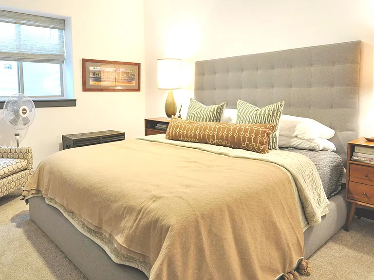 Basement level king bedroom