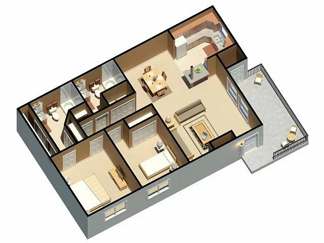 Floor plan Hastings