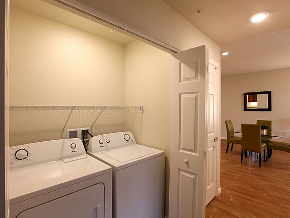 Full sized washer and dryer in every apartment home